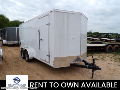 &lt;p&gt;STOCK # RT413643&lt;/p&gt;
&lt;p&gt;&amp;nbsp;&lt;/p&gt;
&lt;p&gt;&lt;span style=&quot;color: #212529; font-family: &#39;Open Sans&#39;, sans-serif; font-size: 16px; text-align: justify;&quot;&gt;This trailer is for sale at Crazy Trailer World in Whitesboro, Texas. We offer Rent To Own Financing and also offer traditional financing.&lt;/span&gt;&lt;/p&gt;
&lt;p&gt;&amp;nbsp;&lt;/p&gt;
&lt;p&gt;&lt;span style=&quot;color: #212529; font-family: &#39;Open Sans&#39;, sans-serif; font-size: 16px; text-align: justify;&quot;&gt;New Haulmark PP716T2-D&lt;/span&gt;&lt;/p&gt;
&lt;p&gt;&lt;span style=&quot;color: #212529; font-family: &#39;Open Sans&#39;, sans-serif; font-size: 16px; text-align: justify;&quot;&gt;7X16 Enclosed Cargo Trailer&lt;/span&gt;&lt;/p&gt;
&lt;ul style=&quot;box-sizing: border-box; padding-left: 2rem; margin-top: 0px; margin-bottom: 1rem; color: #212529; font-family: system-ui, -apple-system, &#39;Segoe UI&#39;, Roboto, &#39;Helvetica Neue&#39;, Arial, &#39;Noto Sans&#39;, &#39;Liberation Sans&#39;, sans-serif, &#39;Apple Color Emoji&#39;, &#39;Segoe UI Emoji&#39;, &#39;Segoe UI Symbol&#39;, &#39;Noto Color Emoji&#39;; font-size: 16px; text-align: justify;&quot;&gt;
&lt;li style=&quot;box-sizing: border-box;&quot;&gt;&lt;span style=&quot;box-sizing: border-box; font-family: Calibri, Arial, Helvetica, sans-serif;&quot;&gt;Passport&lt;/span&gt;&lt;/li&gt;
&lt;li style=&quot;box-sizing: border-box;&quot;&gt;&lt;span style=&quot;box-sizing: border-box; font-family: Calibri, Arial, Helvetica, sans-serif;&quot;&gt;Steel Frame&lt;/span&gt;&lt;/li&gt;
&lt;li style=&quot;box-sizing: border-box;&quot;&gt;&lt;span style=&quot;box-sizing: border-box; font-family: Calibri, Arial, Helvetica, sans-serif;&quot;&gt;V-Front&lt;/span&gt;&lt;/li&gt;
&lt;li style=&quot;box-sizing: border-box;&quot;&gt;&lt;span style=&quot;box-sizing: border-box; font-family: Calibri, Arial, Helvetica, sans-serif;&quot;&gt;Tag&lt;/span&gt;&lt;/li&gt;
&lt;li style=&quot;box-sizing: border-box;&quot;&gt;&lt;span style=&quot;box-sizing: border-box; font-family: Calibri, Arial, Helvetica, sans-serif;&quot;&gt;16ft long&lt;/span&gt;&lt;/li&gt;
&lt;li style=&quot;box-sizing: border-box;&quot;&gt;&lt;span style=&quot;box-sizing: border-box; font-family: Calibri, Arial, Helvetica, sans-serif;&quot;&gt;Flat Roof&lt;/span&gt;&lt;/li&gt;
&lt;li style=&quot;box-sizing: border-box;&quot;&gt;&lt;span style=&quot;box-sizing: border-box; font-family: Calibri, Arial, Helvetica, sans-serif;&quot;&gt;7ft wide&lt;/span&gt;&lt;/li&gt;
&lt;li style=&quot;box-sizing: border-box;&quot;&gt;&lt;span style=&quot;box-sizing: border-box; font-family: Calibri, Arial, Helvetica, sans-serif;&quot;&gt;2-5/16in 14,000lb Coupler&lt;/span&gt;&lt;/li&gt;
&lt;li style=&quot;box-sizing: border-box;&quot;&gt;&lt;span style=&quot;box-sizing: border-box; font-weight: bolder;&quot;&gt;&lt;span style=&quot;box-sizing: border-box; font-family: Calibri, Arial, Helvetica, sans-serif;&quot;&gt;Crossmembers 16in On Center&lt;/span&gt;&lt;/span&gt;&lt;/li&gt;
&lt;li style=&quot;box-sizing: border-box;&quot;&gt;&lt;span style=&quot;box-sizing: border-box; font-family: Calibri, Arial, Helvetica, sans-serif;&quot;&gt;2in x 4in Tube Main Rails&lt;/span&gt;&lt;/li&gt;
&lt;li style=&quot;box-sizing: border-box;&quot;&gt;&lt;span style=&quot;box-sizing: border-box; font-family: Calibri, Arial, Helvetica, sans-serif;&quot;&gt;V-Nose&lt;/span&gt;&lt;/li&gt;
&lt;li style=&quot;box-sizing: border-box;&quot;&gt;&lt;span style=&quot;box-sizing: border-box; font-weight: bolder;&quot;&gt;&lt;span style=&quot;box-sizing: border-box; font-family: Calibri, Arial, Helvetica, sans-serif;&quot;&gt;Tube Roof Bows 24in On Center&lt;/span&gt;&lt;/span&gt;&lt;/li&gt;
&lt;li style=&quot;box-sizing: border-box;&quot;&gt;&lt;span style=&quot;box-sizing: border-box; font-family: Calibri, Arial, Helvetica, sans-serif;&quot;&gt;8/0 x 27&quot; G3 Safety Chains with Slip Hook&lt;/span&gt;&lt;/li&gt;
&lt;li style=&quot;box-sizing: border-box;&quot;&gt;&lt;span style=&quot;box-sizing: border-box; font-weight: bolder;&quot;&gt;&lt;span style=&quot;box-sizing: border-box; font-family: Calibri, Arial, Helvetica, sans-serif;&quot;&gt;6&#39;6&#39;&#39; Approximate Inside Height&lt;/span&gt;&lt;/span&gt;&lt;/li&gt;
&lt;li style=&quot;box-sizing: border-box;&quot;&gt;&lt;span style=&quot;box-sizing: border-box; font-family: Calibri, Arial, Helvetica, sans-serif;&quot;&gt;76 1/2&quot; Z Posts&lt;/span&gt;&lt;/li&gt;
&lt;li style=&quot;box-sizing: border-box;&quot;&gt;&lt;span style=&quot;box-sizing: border-box; font-weight: bolder;&quot;&gt;&lt;span style=&quot;box-sizing: border-box; font-family: Calibri, Arial, Helvetica, sans-serif;&quot;&gt;Vertical Posts 16in On Center&lt;/span&gt;&lt;/span&gt;&lt;/li&gt;
&lt;li style=&quot;box-sizing: border-box;&quot;&gt;&lt;span style=&quot;box-sizing: border-box; font-family: Calibri, Arial, Helvetica, sans-serif;&quot;&gt;Sand Pad&lt;/span&gt;&lt;/li&gt;
&lt;li style=&quot;box-sizing: border-box;&quot;&gt;&lt;span style=&quot;box-sizing: border-box; font-family: Calibri, Arial, Helvetica, sans-serif;&quot;&gt;2,000lb Top Wind Tongue Jack&lt;/span&gt;&lt;/li&gt;
&lt;li style=&quot;box-sizing: border-box;&quot;&gt;&lt;span style=&quot;box-sizing: border-box; font-family: Calibri, Arial, Helvetica, sans-serif;&quot;&gt;Standard A-Frame Tongue&lt;/span&gt;&lt;/li&gt;
&lt;li style=&quot;box-sizing: border-box;&quot;&gt;&lt;span style=&quot;box-sizing: border-box; font-family: Calibri, Arial, Helvetica, sans-serif;&quot;&gt;Black Frame Paint&lt;/span&gt;&lt;/li&gt;
&lt;li style=&quot;box-sizing: border-box;&quot;&gt;&lt;span style=&quot;box-sizing: border-box; font-family: Calibri, Arial, Helvetica, sans-serif;&quot;&gt;Breakaway Kit Assembly w/Charger&lt;/span&gt;&lt;/li&gt;
&lt;li style=&quot;box-sizing: border-box;&quot;&gt;&lt;span style=&quot;box-sizing: border-box; font-weight: bolder;&quot;&gt;&lt;span style=&quot;box-sizing: border-box; font-family: Calibri, Arial, Helvetica, sans-serif;&quot;&gt;(2) 3.5K Spring axles Electric Brakes on both Axles, 4in Drop,5b,EZ Lube&lt;/span&gt;&lt;/span&gt;&lt;/li&gt;
&lt;li style=&quot;box-sizing: border-box;&quot;&gt;&lt;span style=&quot;box-sizing: border-box; font-weight: bolder;&quot;&gt;&lt;span style=&quot;box-sizing: border-box; font-family: Calibri, Arial, Helvetica, sans-serif;&quot;&gt;Tandem Axle&lt;/span&gt;&lt;/span&gt;&lt;/li&gt;
&lt;li style=&quot;box-sizing: border-box; font-weight: bold;&quot;&gt;&lt;strong&gt;&lt;span style=&quot;box-sizing: border-box; font-family: Calibri, Arial, Helvetica, sans-serif;&quot;&gt;ST205/75R15 Silver Mod Steel Wheel&lt;/span&gt;&lt;/strong&gt;&lt;/li&gt;
&lt;li style=&quot;box-sizing: border-box; font-weight: bold;&quot;&gt;&lt;strong&gt;&lt;span style=&quot;box-sizing: border-box; font-family: Calibri, Arial, Helvetica, sans-serif;&quot;&gt;Medium Duty Rear Ramp Door w/PlexCore Extension&amp;nbsp;&lt;/span&gt;&lt;/strong&gt;&lt;/li&gt;
&lt;li style=&quot;box-sizing: border-box;&quot;&gt;&lt;span style=&quot;box-sizing: border-box; font-family: Calibri, Arial, Helvetica, sans-serif;&quot;&gt;32 x 72 Side MFG Door w/Grab Handle &amp;amp; Bar Lock&lt;/span&gt;&lt;/li&gt;
&lt;li style=&quot;box-sizing: border-box;&quot;&gt;&lt;span style=&quot;box-sizing: border-box; font-family: Calibri, Arial, Helvetica, sans-serif;&quot;&gt;3/4in PlexCore Decking&lt;/span&gt;&lt;/li&gt;
&lt;li style=&quot;box-sizing: border-box;&quot;&gt;3/8in PlexCore Sidewall Liner&lt;/li&gt;
&lt;li style=&quot;box-sizing: border-box;&quot;&gt;&lt;span style=&quot;box-sizing: border-box; font-weight: bolder;&quot;&gt;&lt;span style=&quot;box-sizing: border-box; font-family: Calibri, Arial, Helvetica, sans-serif;&quot;&gt;(4) 5,000lb Square D-Ring with Welded Plate&lt;/span&gt;&lt;/span&gt;&lt;/li&gt;
&lt;li style=&quot;box-sizing: border-box;&quot;&gt;&lt;span style=&quot;box-sizing: border-box; font-family: Calibri, Arial, Helvetica, sans-serif;&quot;&gt;12V Dome Light&lt;/span&gt;&lt;/li&gt;
&lt;li style=&quot;box-sizing: border-box;&quot;&gt;&lt;span style=&quot;box-sizing: border-box; font-family: Calibri, Arial, Helvetica, sans-serif;&quot;&gt;License Plate Bracket w/ Separate Light&lt;/span&gt;&lt;/li&gt;
&lt;li style=&quot;box-sizing: border-box;&quot;&gt;&lt;span style=&quot;box-sizing: border-box; font-family: Calibri, Arial, Helvetica, sans-serif;&quot;&gt;LED Lighting&lt;/span&gt;&lt;/li&gt;
&lt;li style=&quot;box-sizing: border-box;&quot;&gt;&lt;span style=&quot;box-sizing: border-box; font-weight: bolder;&quot;&gt;&lt;span style=&quot;box-sizing: border-box; font-family: Calibri, Arial, Helvetica, sans-serif;&quot;&gt;One Piece Roof&lt;/span&gt;&lt;/span&gt;&lt;/li&gt;
&lt;li style=&quot;box-sizing: border-box;&quot;&gt;6in Screw Pattern for Exterior Aluminum&amp;nbsp;&lt;/li&gt;
&lt;li style=&quot;box-sizing: border-box;&quot;&gt;Smooth Aluminum Fenders&lt;/li&gt;
&lt;li style=&quot;box-sizing: border-box;&quot;&gt;&lt;span style=&quot;box-sizing: border-box; font-family: Calibri, Arial, Helvetica, sans-serif;&quot;&gt;16&quot; Starbrights stoneguard&lt;/span&gt;&lt;/li&gt;
&lt;li style=&quot;box-sizing: border-box;&quot;&gt;&lt;span style=&quot;box-sizing: border-box; font-weight: bolder;&quot;&gt;&lt;span style=&quot;box-sizing: border-box; font-family: Calibri, Arial, Helvetica, sans-serif;&quot;&gt;Sidewall Vents&lt;/span&gt;&lt;/span&gt;&lt;/li&gt;
&lt;li style=&quot;box-sizing: border-box;&quot;&gt;&lt;span style=&quot;box-sizing: border-box; font-weight: bolder;&quot;&gt;&lt;span style=&quot;box-sizing: border-box; font-family: Calibri, Arial, Helvetica, sans-serif;&quot;&gt;Polar White .030 Exterior Aluminum&lt;/span&gt;&lt;/span&gt;&lt;/li&gt;
&lt;/ul&gt;
&lt;p&gt;&amp;nbsp;&lt;/p&gt;
&lt;p&gt;&lt;span style=&quot;color: #212529; font-family: &#39;Open Sans&#39;, sans-serif; font-size: 16px; text-align: justify;&quot;&gt;Please contact us to verify that this trailer is still available. All prices are subject to Tax, Title, Plates &amp;amp; Doc Fees. All Trailers are discounted for Cash or Finance Price ! We charge a convenience fee on credit card purchases. Crazy Trailer World Of Whitesboro Texas is located near Dallas Texas, Gainesville Texas, Sherman Texas, Denison Texas, Denton Texas, Little Elm Texas, Frisco Texas, Corinth Texas, Ardmore Oklahoma, Durant Oklahoma, The Colony Texas, Highland Village Texas, Allen Texas, Bonham Texas, Lewisville Texas, Plano Texas, Paris Texas, Wichita Falls Texas, Oklahoma City Oklahoma, Trenton Texas. Come see us for the best deal on Dump Trailers, Equipment Trailers, Flatbed Trailers, Skidloader Trailers, Tiltbed Trailer, Bobcat Trailer, Farm Trailer, Trash Trailer, Cleanup Trailer, Hotshot Trailer, Gooseneck Trailer, Trailor, Load Trail Trailers for sale, Utility Trailer, ATV Trailer, UTV Trailer, Side X Side Trailer, SXS Trailer, Mower Trailer, Truck Beds, Truck Flatbeds, Tank Trailers, Hydraulic Dovetail Trailers, MAX Ramp Trailer, Ramp Trailer, Deckover Trailer, Pintle Trailer, Construction Trailer, Contractor Trailer, Jeep Trailers, Buggy Hauler Trailers, Scissor Lift Trailers, Used Trailer, Car Hauler, Car Trailers, Lawncare Trailers, Landscape Trailers, Low Pro Trailers, Backhoe Trailers, Golf Cart Trailers, Side Load Trailers, Tall Sided Dump Trailer for sale, 3&#39; Tall Side Dump Trailer, 4&#39; tall side dump trailer, gooseneck dump trailer, fold down side dump trailers. We are also a Aluma Aluminum Trailer Dealer. We have Aluminum Trailers for sale in Texas.&lt;/span&gt;&lt;/p&gt;
&lt;p&gt;&amp;nbsp;&lt;/p&gt;
&lt;div style=&quot;box-sizing: border-box; color: #222222; font-family: Arial, Helvetica, sans-serif; font-size: small;&quot;&gt;&lt;span style=&quot;box-sizing: border-box; color: #232323; font-family: Arial, &#39; Helvetica Neue&#39;, Helvetica, Arial, sans-serif; font-size: 16px;&quot;&gt;Crazy Trailer World is not responsible for any Typos, Errors or misprints.&lt;/span&gt;&lt;/div&gt;