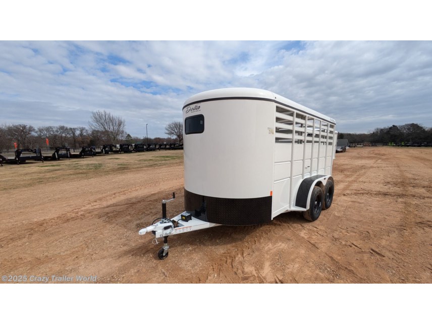 New 2025 Delta 500 Series 14&apos; Stock Trailer 7K LB GVWR available in Whitesboro, Texas