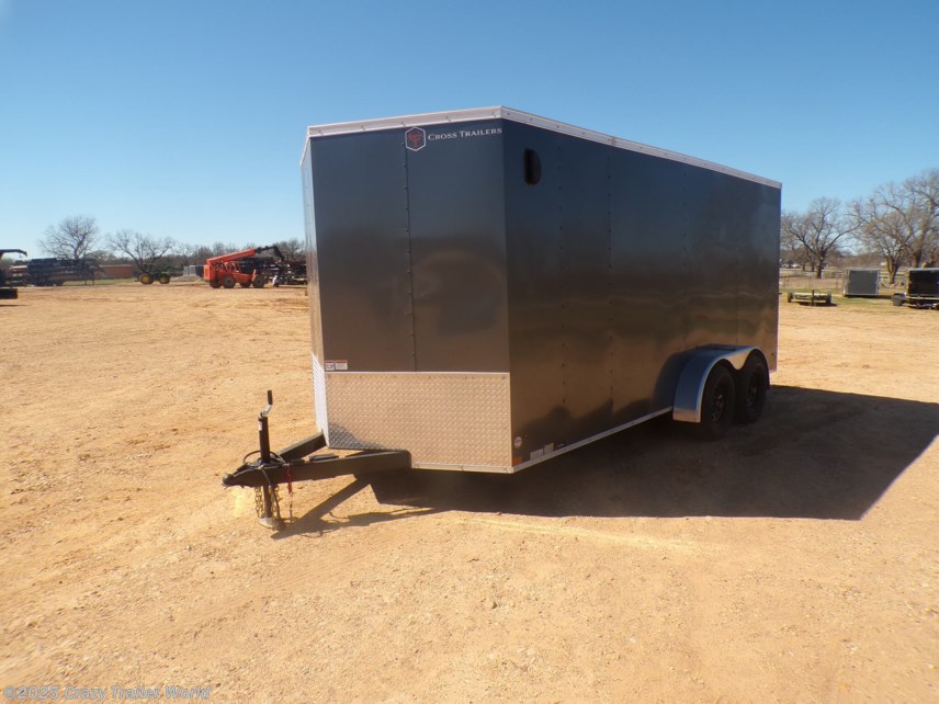 New 2025 Cross Trailers 7x16 Extra Tall Enclosed Cargo Trailer available in Whitesboro, Texas