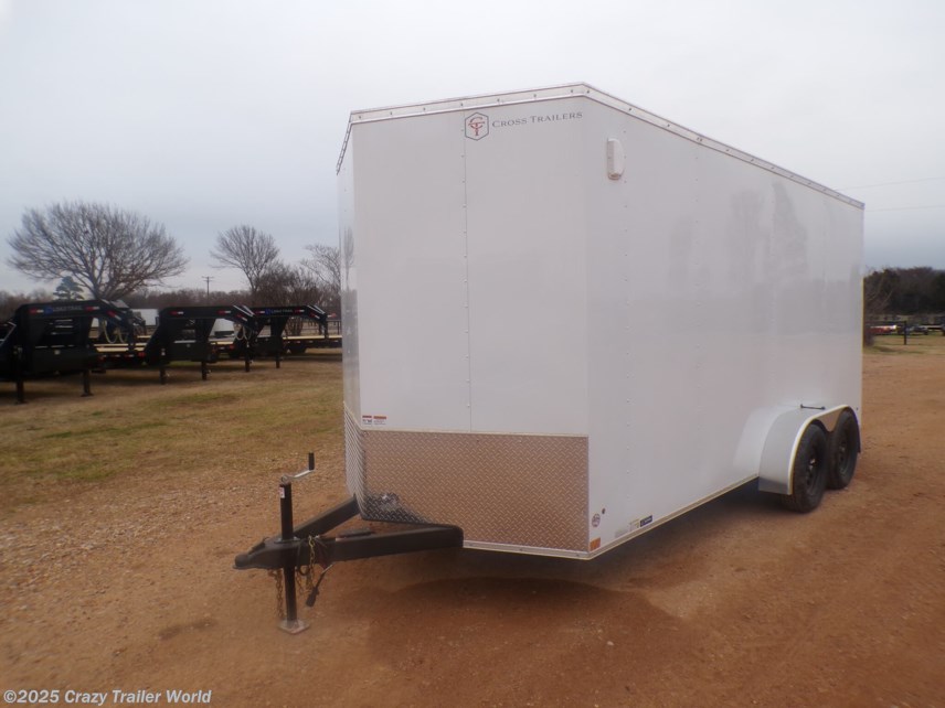 New 2025 Cross Trailers 7x16 Extra Tall Enclosed Cargo Trailer available in Whitesboro, Texas
