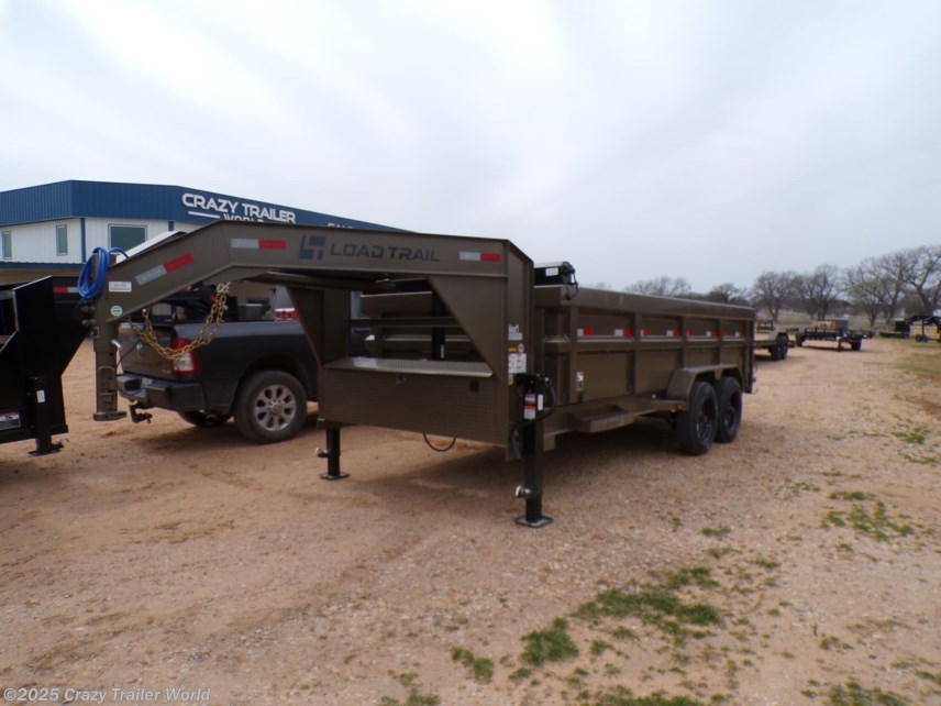 New 2025 Load Trail DG 83X16X3 Telescopic Gooseneck Dump Trailer 7GA 16K available in Whitesboro, Texas