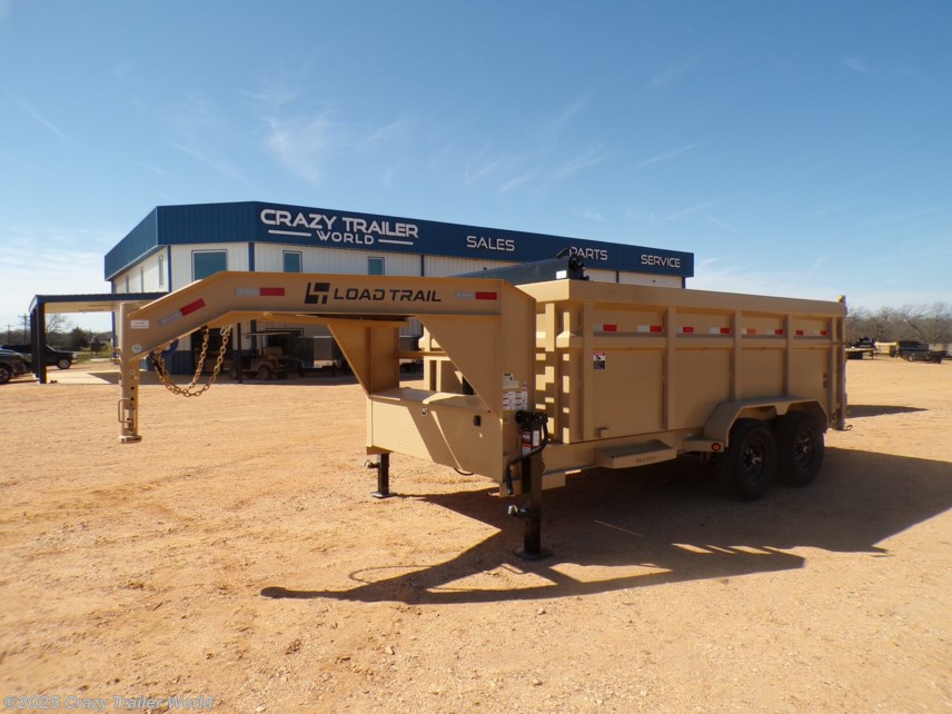 New 2025 Load Trail DG 83X14X4 Telescopic Gooseneck Dump Trailer 7GA 14K available in Whitesboro, Texas