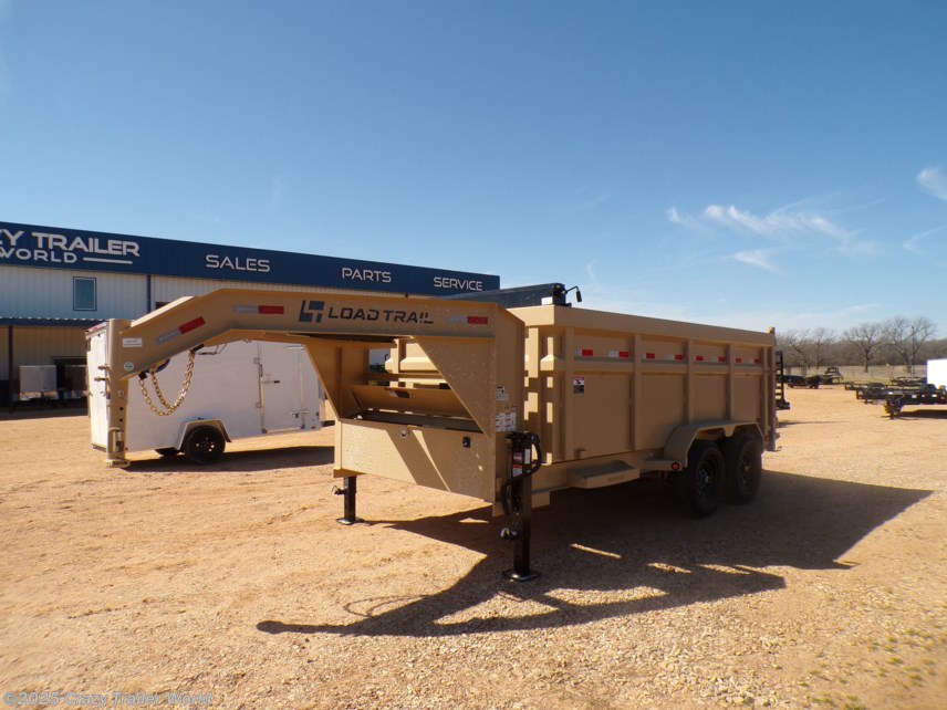 New 2025 Load Trail DG 83X14X4 Telescopic Gooseneck Dump Trailer 7GA 14K available in Greenville, Texas