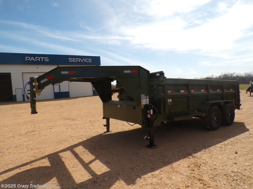 New 2025 Load Trail DG 83X14X3 Telescopic Gooseneck Dump Trailer 7GA 14K available in Whitesboro, Texas