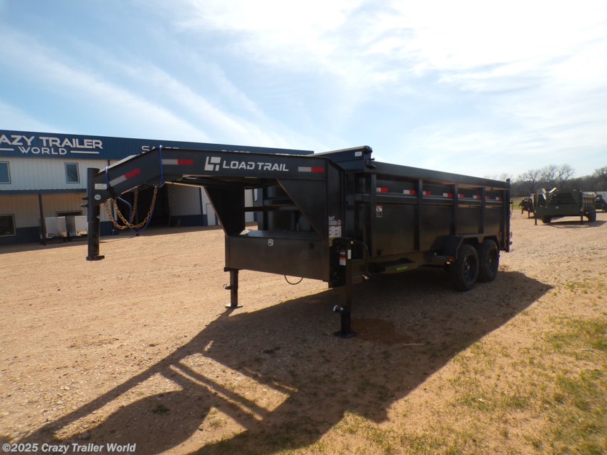 New 2025 Load Trail DG 83X16X4 GN Telescopic 7GA Floor Dump 16K GVWR available in Whitesboro, Texas