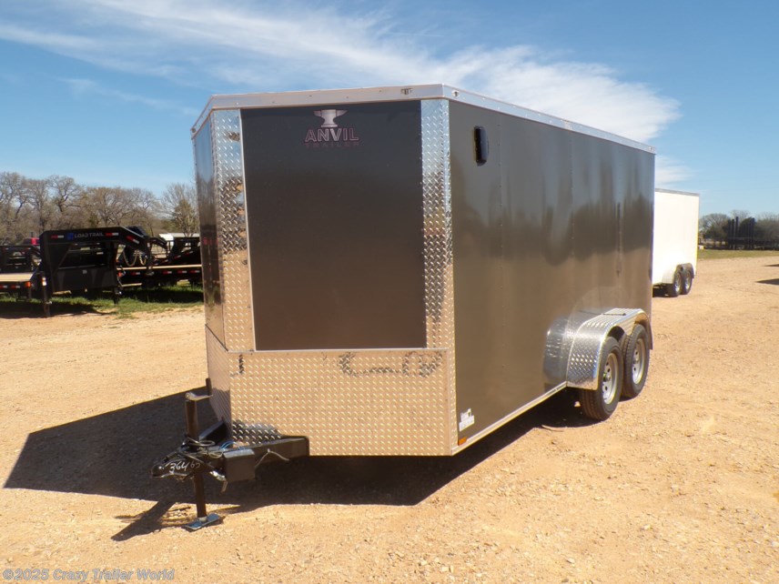 New 2025 Anvil 7x14 TA Enclosed Cargo Trailer 7K GVWR available in Whitesboro, Texas