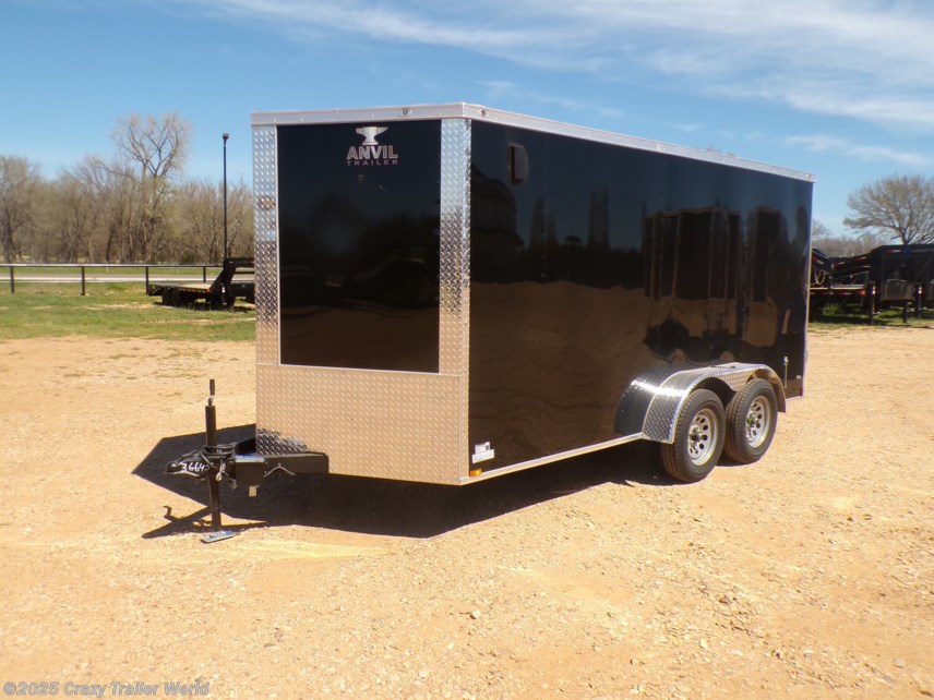 New 2025 Anvil 7x14 TA Enclosed Cargo Trailer 7K GVWR available in Whitesboro, Texas
