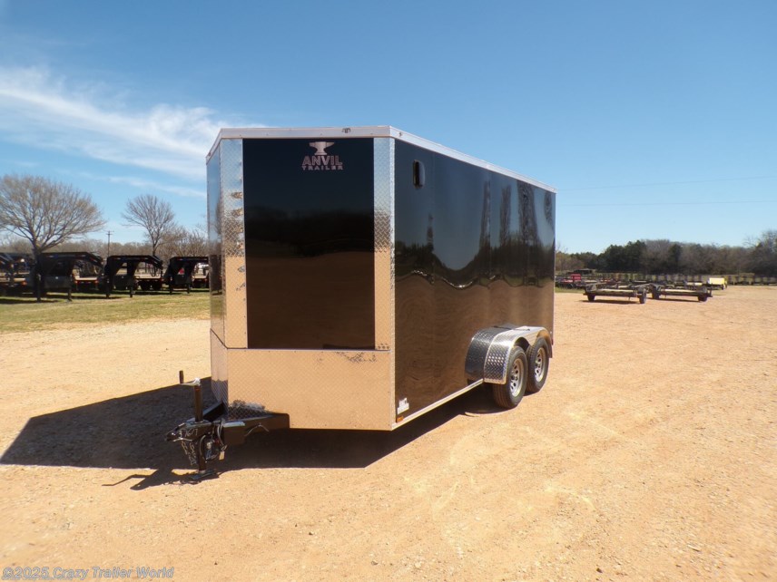 New 2025 Anvil 7x14 TA Enclosed Cargo Trailer 7K GVWR available in Whitesboro, Texas