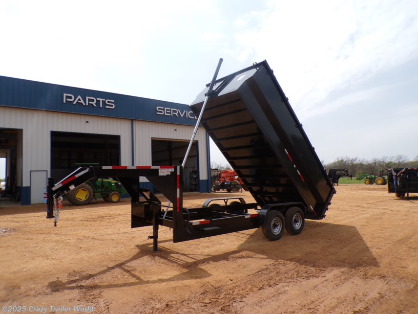 New 2025 Texas Pride 7X16X4 Gooseneck Dump Trailer 14K LB GVWR available in Whitesboro, Texas