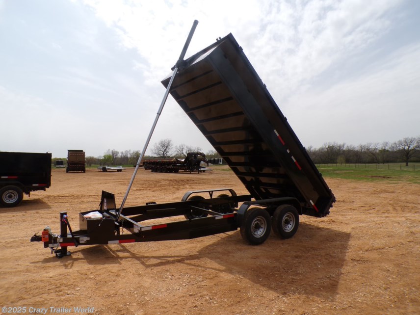 New 2025 Texas Pride 7X16X2 Dump Trailer 14K LB GVWR available in Whitesboro, Texas