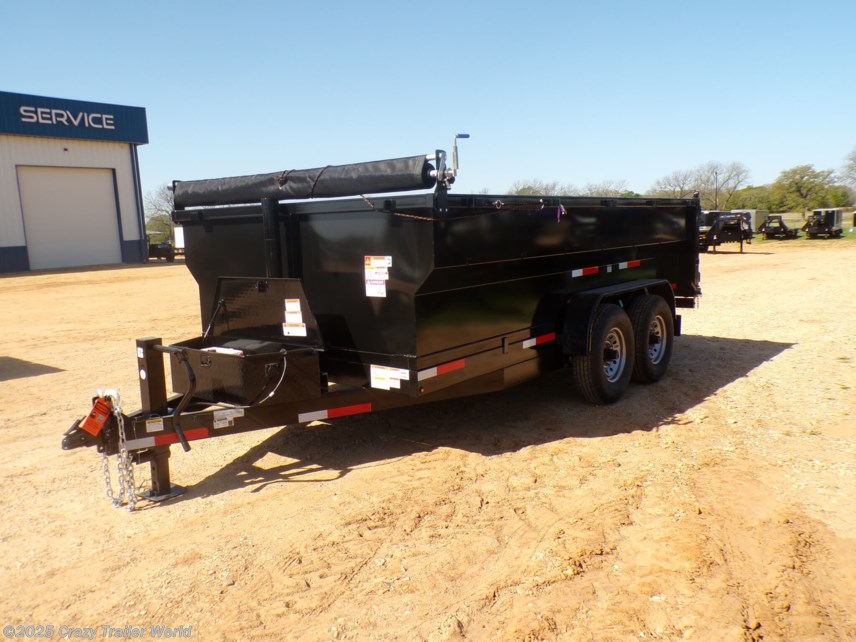 New 2025 Texas Pride 7X14X3 Dump Trailer 16K LB GVWR available in Whitesboro, Texas