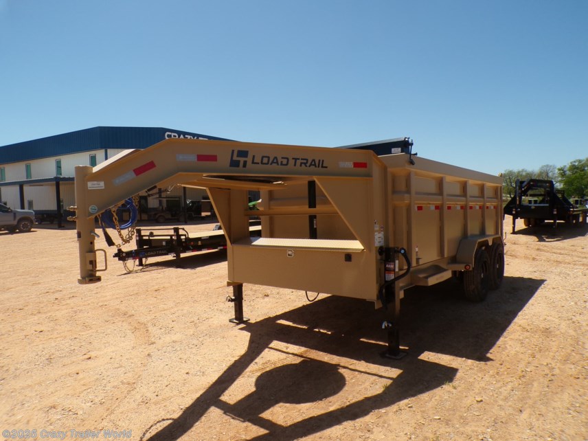 New 2025 Load Trail DG 83X14X4 Telescopic Gooseneck Dump Trailer 7GA 16K available in Whitesboro, Texas