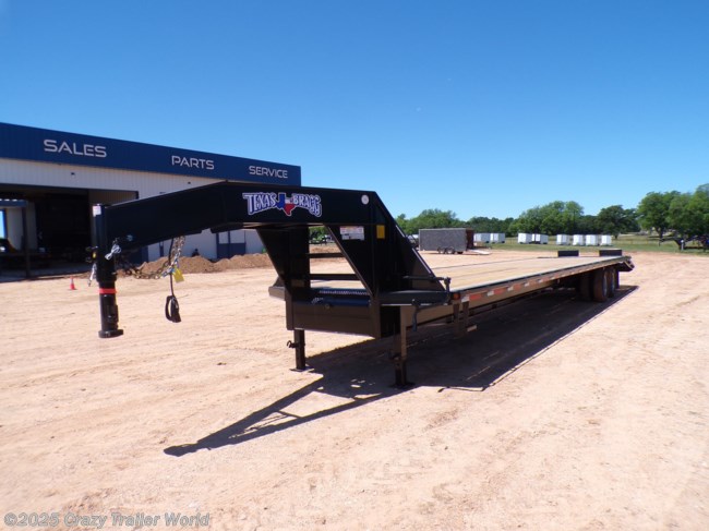 2025 Texas Bragg 102X40 Gooseneck Deckover Flatbed Trailer 20K LB
