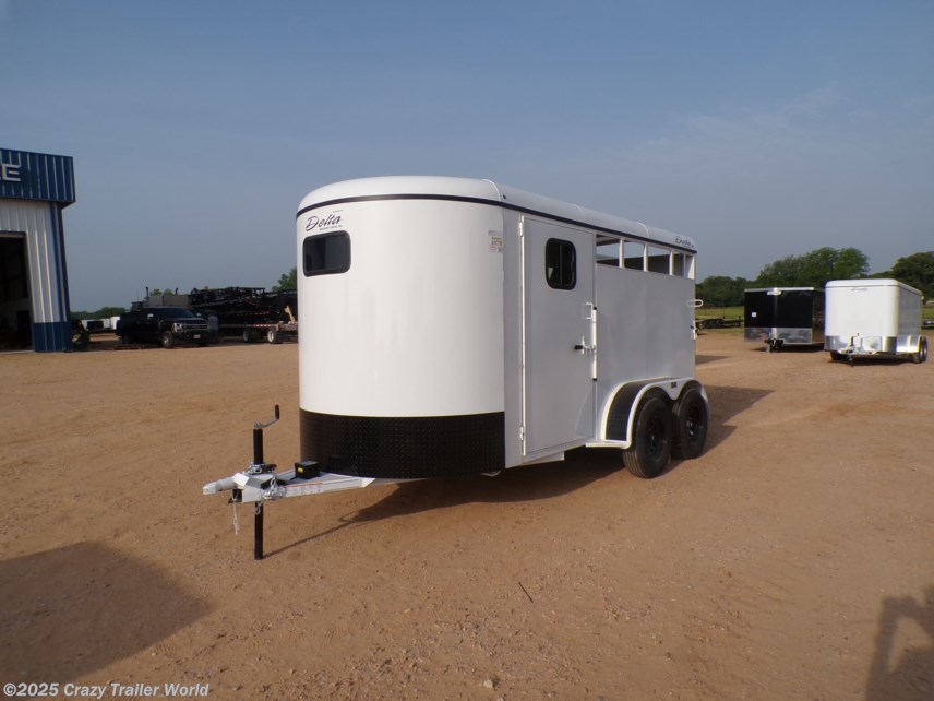New 2025 Delta 600 Combo 14&apos; Horse Trailer available in Whitesboro, Texas