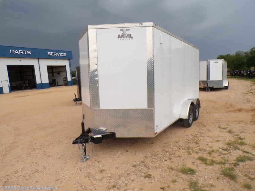 New 2025 Anvil 7x14 TA Enclosed Cargo Trailer 7K GVWR available in Whitesboro, Texas
