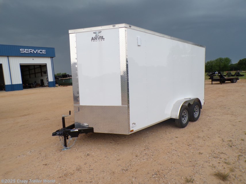 New 2025 Anvil 7x14 TA Enclosed Cargo Trailer 7K GVWR available in Whitesboro, Texas