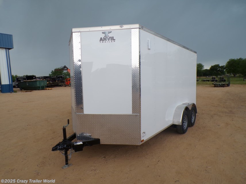 New 2025 Anvil 7x14 TA Enclosed Cargo Trailer 7K GVWR available in Whitesboro, Texas