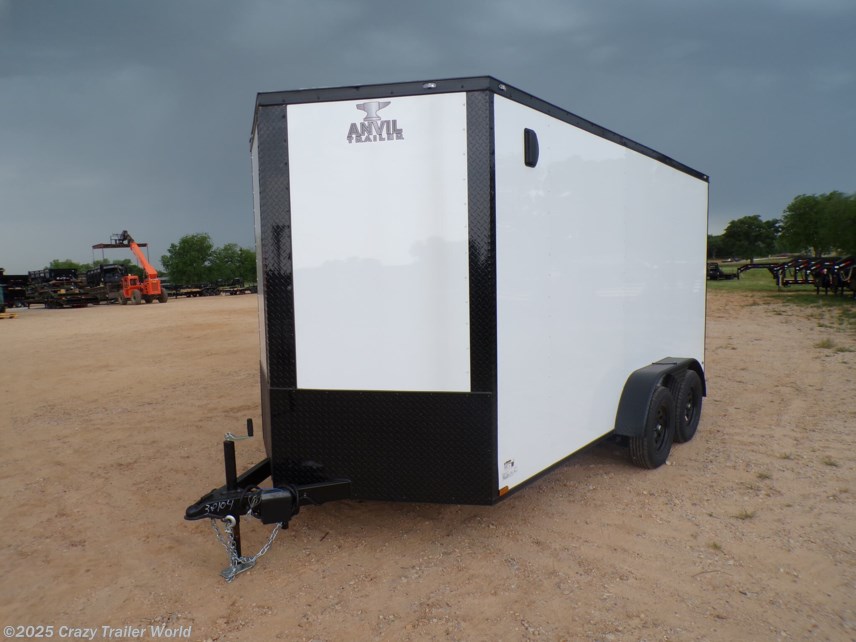 New 2025 Anvil 7x14 TA Enclosed Cargo Trailer 7K Blackout available in Whitesboro, Texas