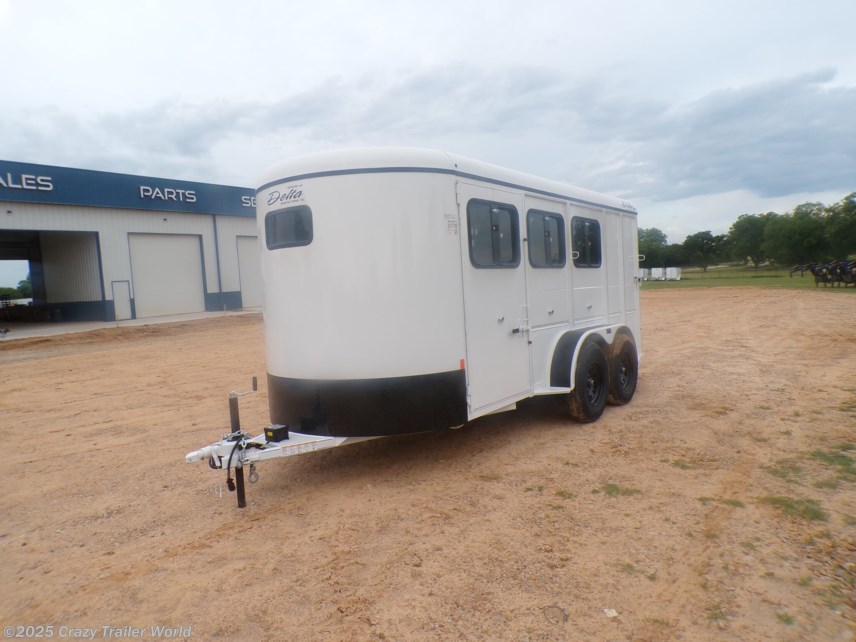 New 2025 Delta 600 Combo 16&apos; Horse Trailer available in Whitesboro, Texas