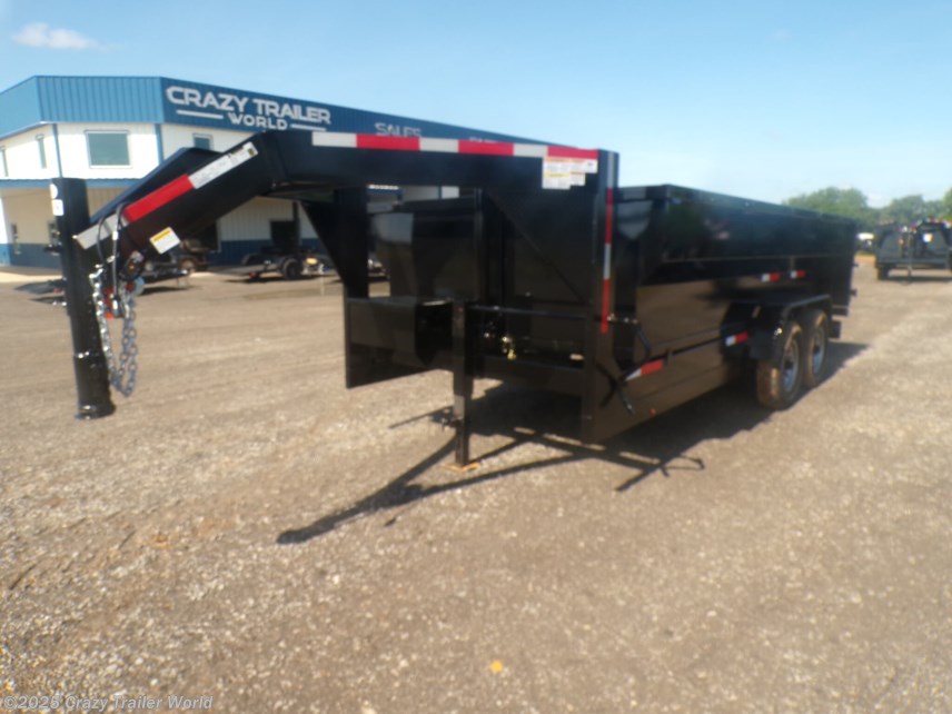 New 2025 Texas Pride 7X16X3 Gooseneck Dump Trailer 14K LB GVWR available in Whitesboro, Texas