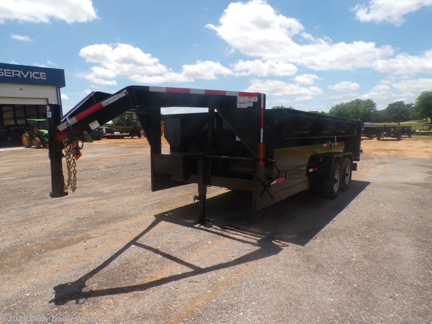 New 2025 Texas Pride 7X16X3 Gooseneck Dump Trailer 14K LB GVWR available in Whitesboro, Texas