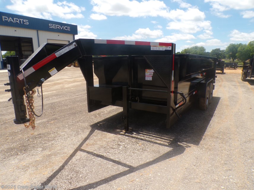 New 2025 Texas Pride 7X16X3 Gooseneck Dump Trailer 14K LB GVWR available in Whitesboro, Texas