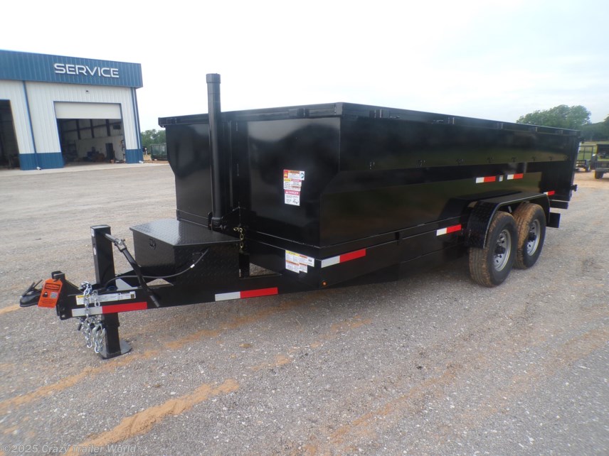New 2025 Texas Pride 7X16X3 Telescopic Dump Trailer 16K LB W/ Upgrades available in Whitesboro, Texas