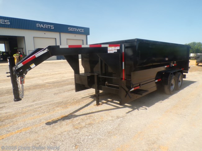 2025 Texas Pride 7X16X4 Gooseneck Dump Trailer 16K LB GVWR