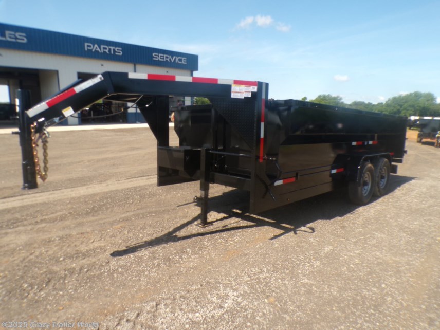 New 2025 Texas Pride 7X16X3 Gooseneck Dump Trailer 16K LB GVWR available in Whitesboro, Texas