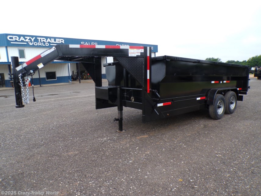 New 2025 Texas Pride 7X16X3 Gooseneck Dump Trailer 14K LB GVWR available in Whitesboro, Texas