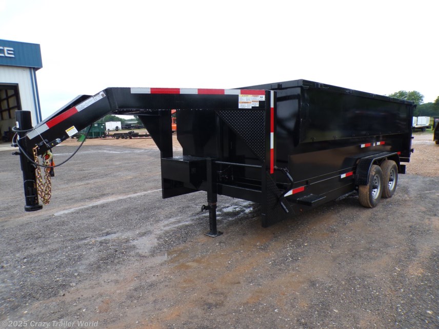 New 2025 Texas Pride 7X16X4 Telescopic Gooseneck Dump Trailer 14K LB available in Whitesboro, Texas