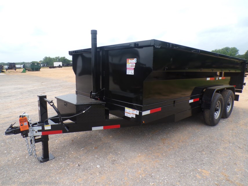 New 2025 Texas Pride 7X16X3 Telescopic Dump Trailer 16K LB W/ Upgrades available in Whitesboro, Texas