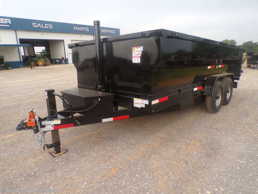 New 2025 Texas Pride 7X16X3 Telescopic Dump Trailer 16K LB W/ Upgrades available in Whitesboro, Texas