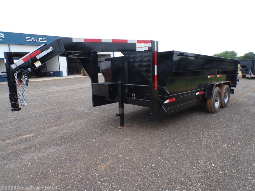 New 2025 Texas Pride 7X16X3 Gooseneck Dump Trailer 16K LB GVWR available in Whitesboro, Texas