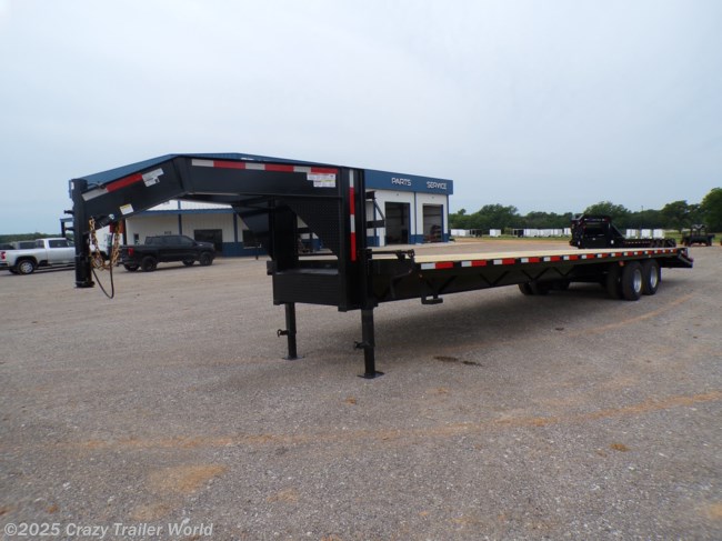 2025 Texas Pride 102X36 Deckover Flatbed Gooseneck Trailer 22K LB