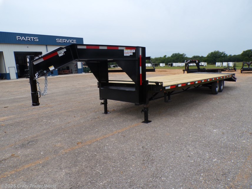 New 2025 Texas Pride 102X30 Deckover Flatbed Gooseneck Trailer 14K LB available in Whitesboro, Texas