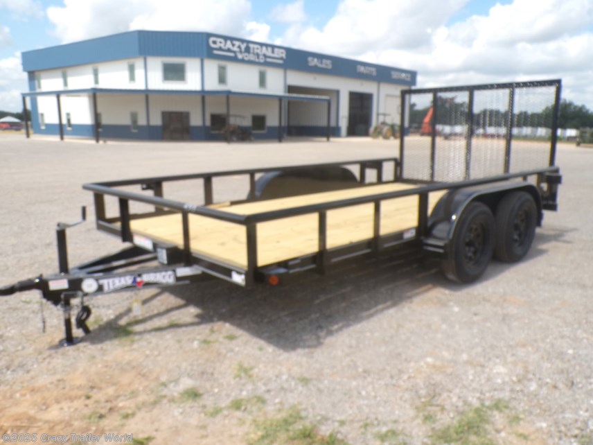 New 2025 Texas Bragg 83X14 PipeTop Utility Trailer available in Whitesboro, Texas