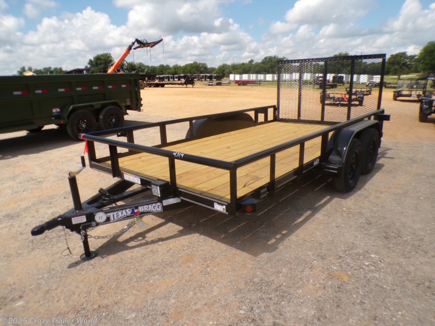 New 2025 Texas Bragg 83X14 PipeTop Utility Trailer available in Whitesboro, Texas