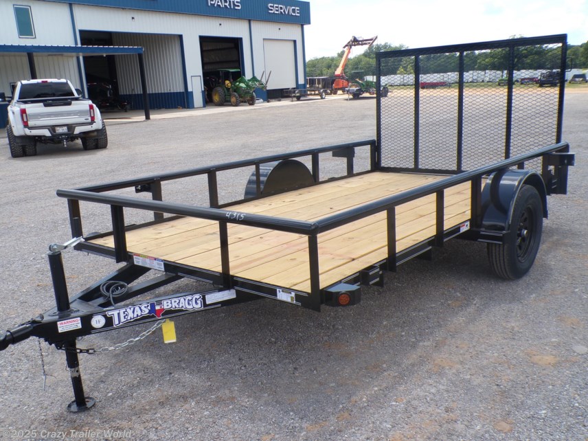 New 2025 Texas Bragg 77X12 PipeTop Utility Trailer available in Whitesboro, Texas