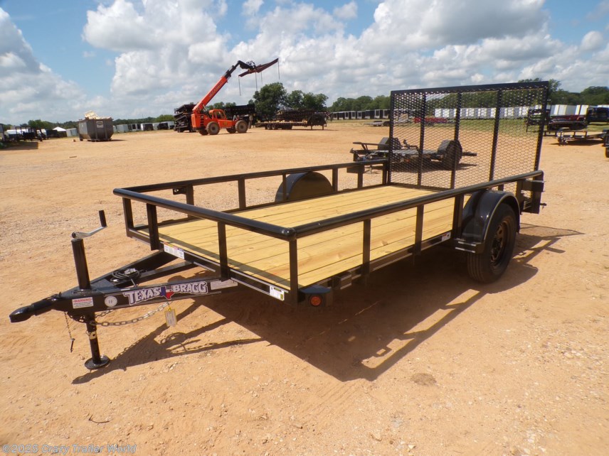 New 2025 Texas Bragg 77X12 PipeTop Utility Trailer available in Whitesboro, Texas