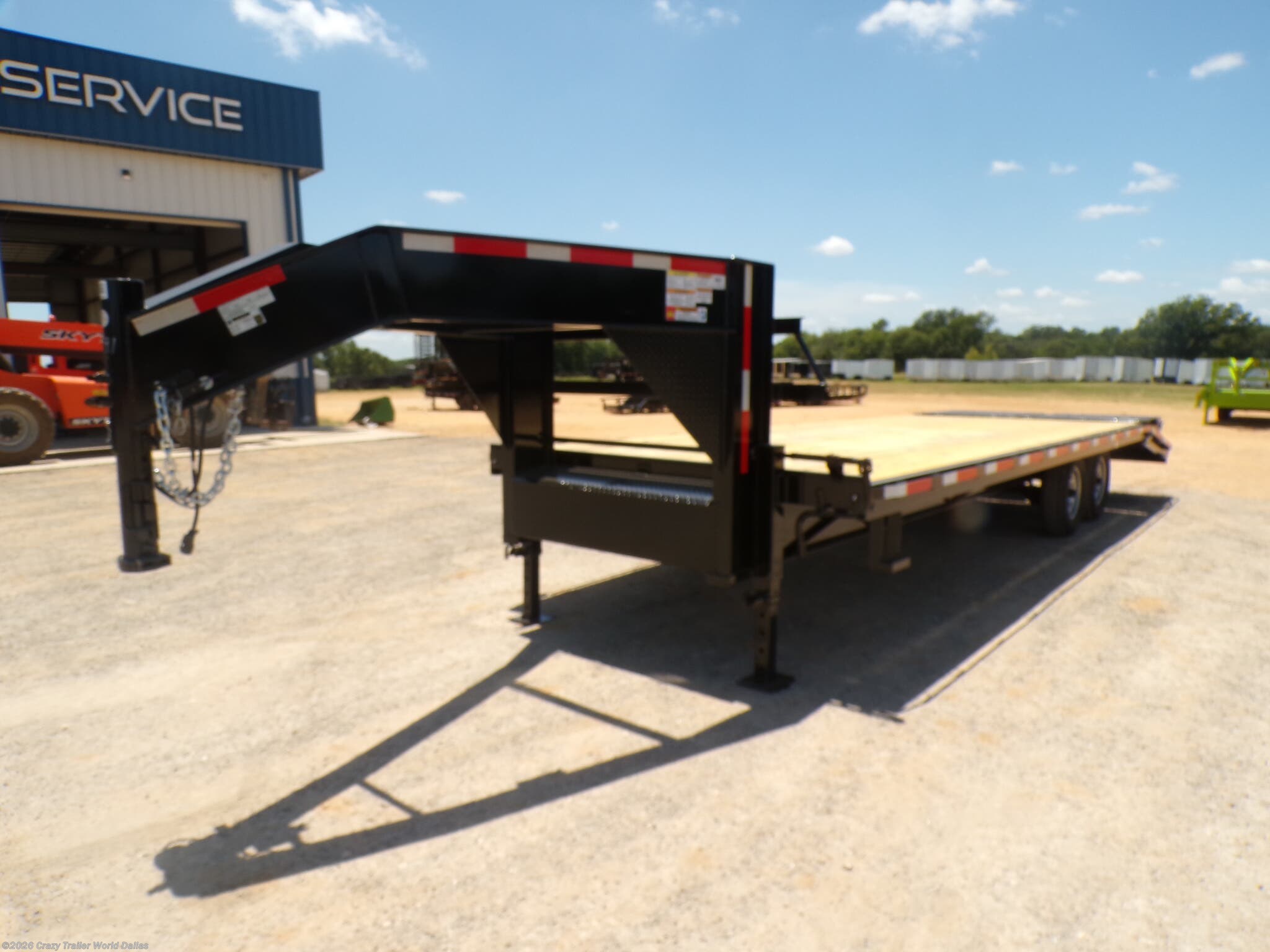 2025 Texas Pride 102X25 Deckover Flatbed Gooseneck Trailer 14K LB