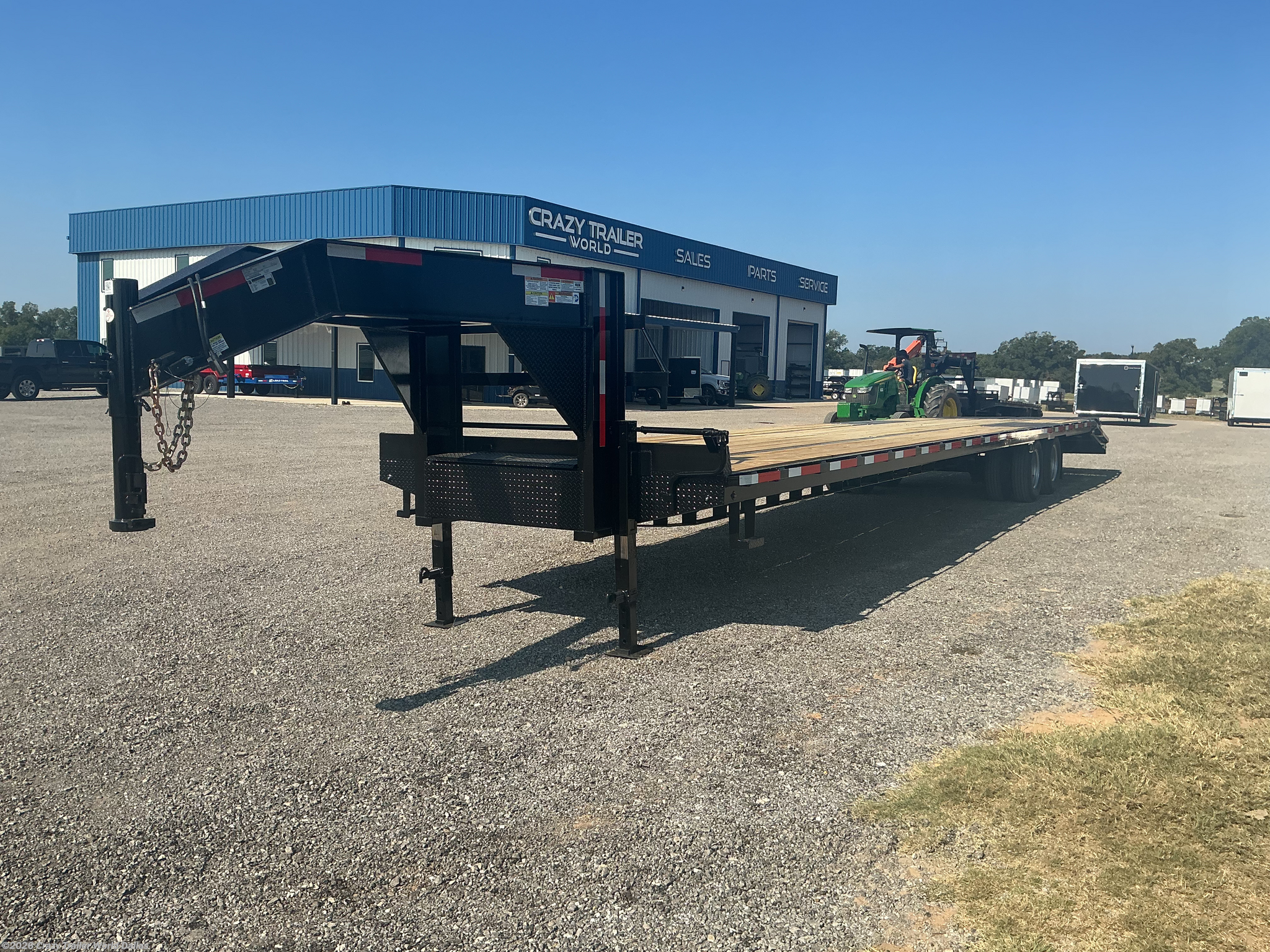 2025 Texas Pride 102X40 Deckover Flatbed Gooseneck Trailer 26K LB