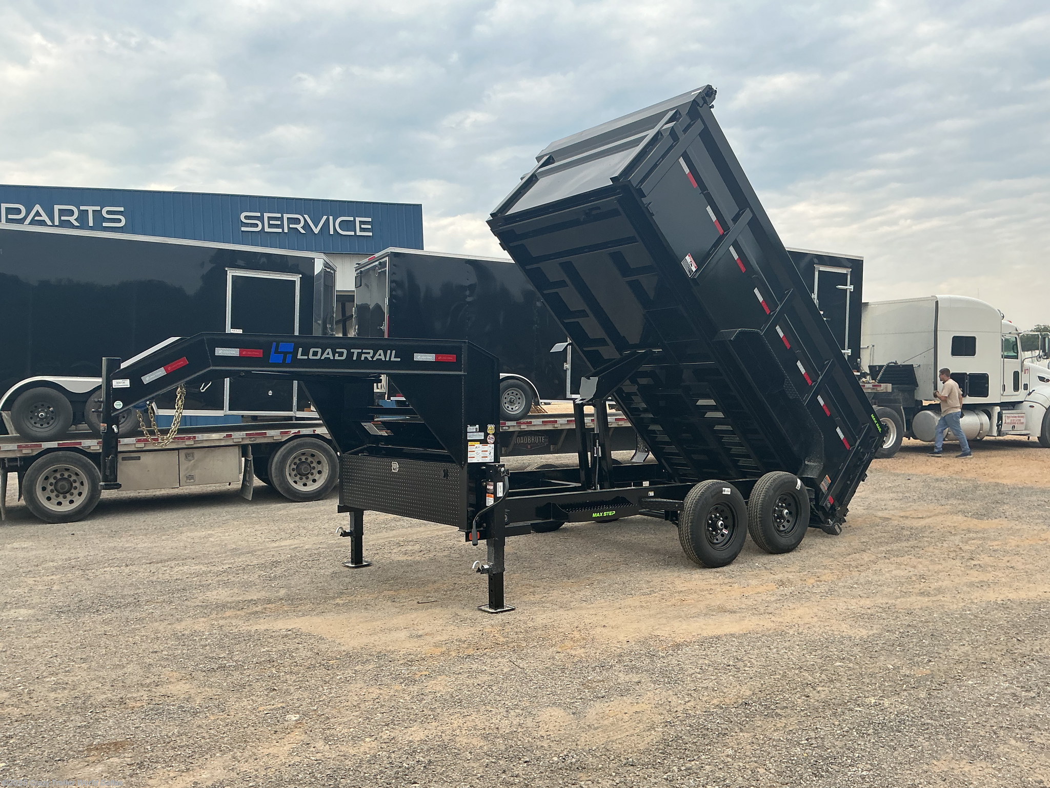 DAMNGOOD　D.G.F 2026 Load Trail DG 83x16x4 Telescopic Gooseneck Dump Trailer