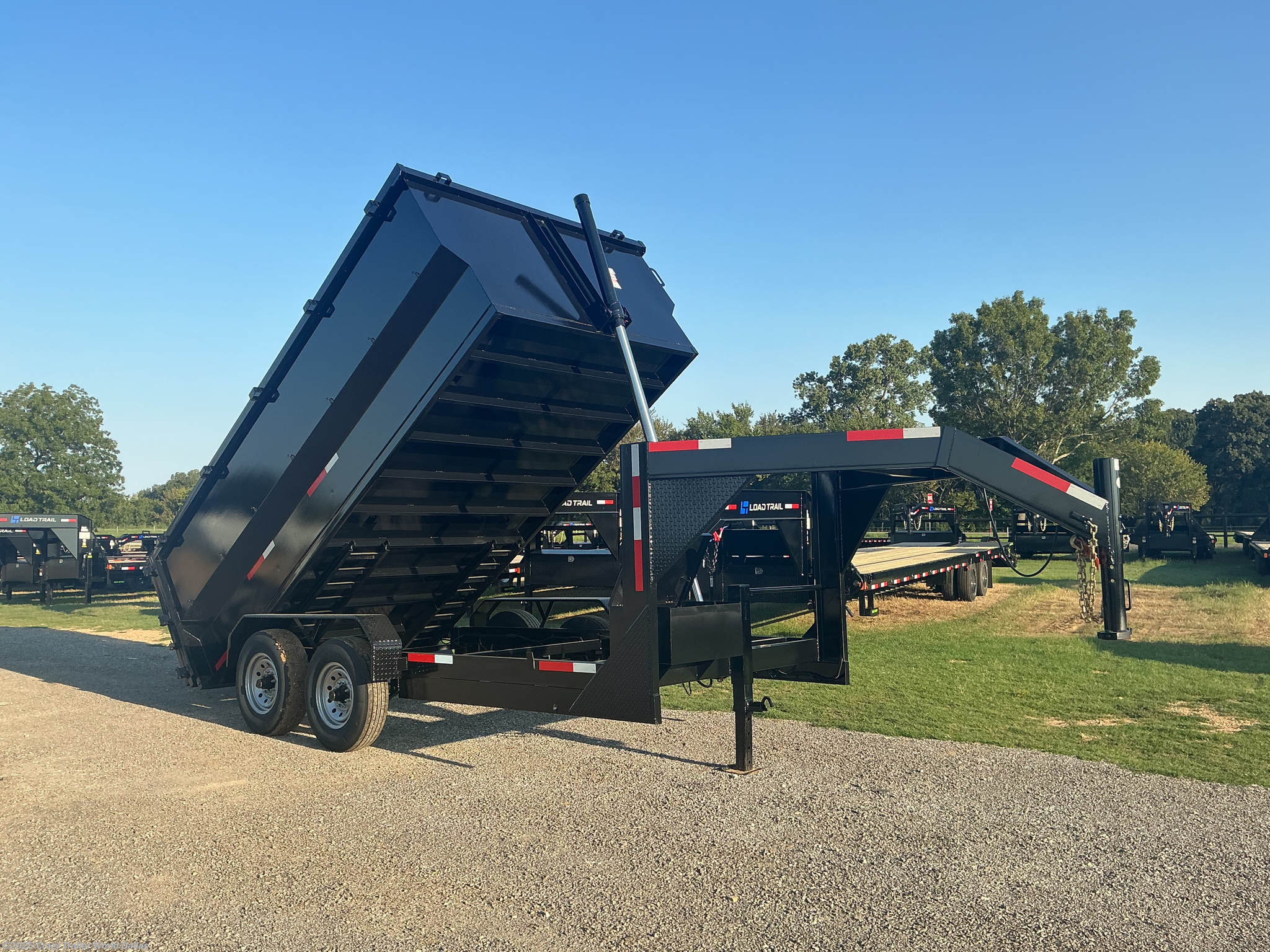 2025 Texas Pride 7x14x4 Gooseneck Dump Trailer 14k GVWR