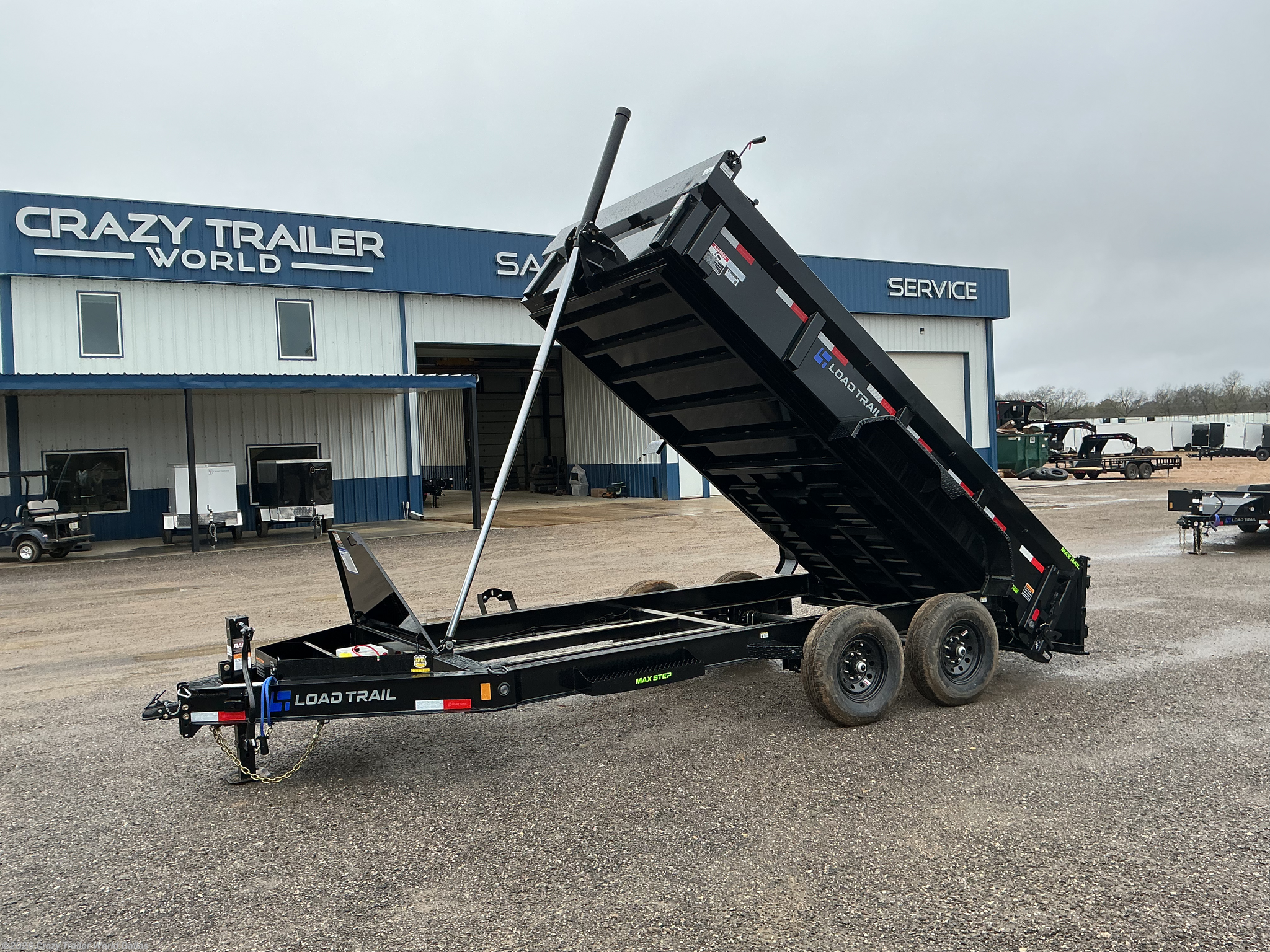 2026 Load Trail DL 83X14X2 Telescopic Heavy Duty Dump Trailer 7GA 14K