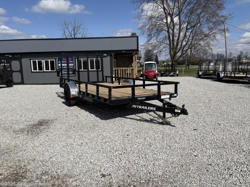 New 2025 PJ Trailers U7 77&quot;x14&apos; Utility Stock# 678348 available in Columbia Station, Ohio