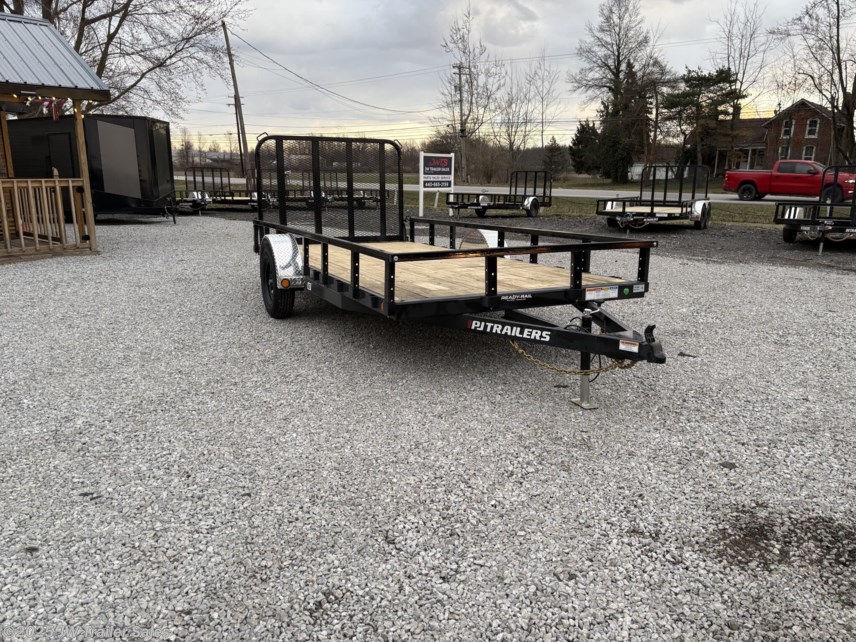 New 2025 PJ Trailers Utility 77&quot;x14&apos; SA Utility Stock# 678349 available in Columbia Station, Ohio