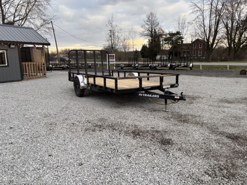 New 2025 PJ Trailers Utility 83&quot;x14&apos; SA Utility Stock# 678356 available in Columbia Station, Ohio