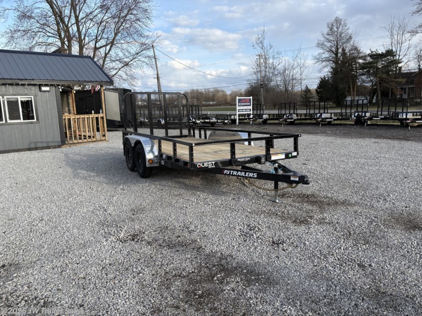 New 2025 PJ Trailers 77&quot;x14&apos; TA Utility Stock# 678360 available in Columbia Station, Ohio