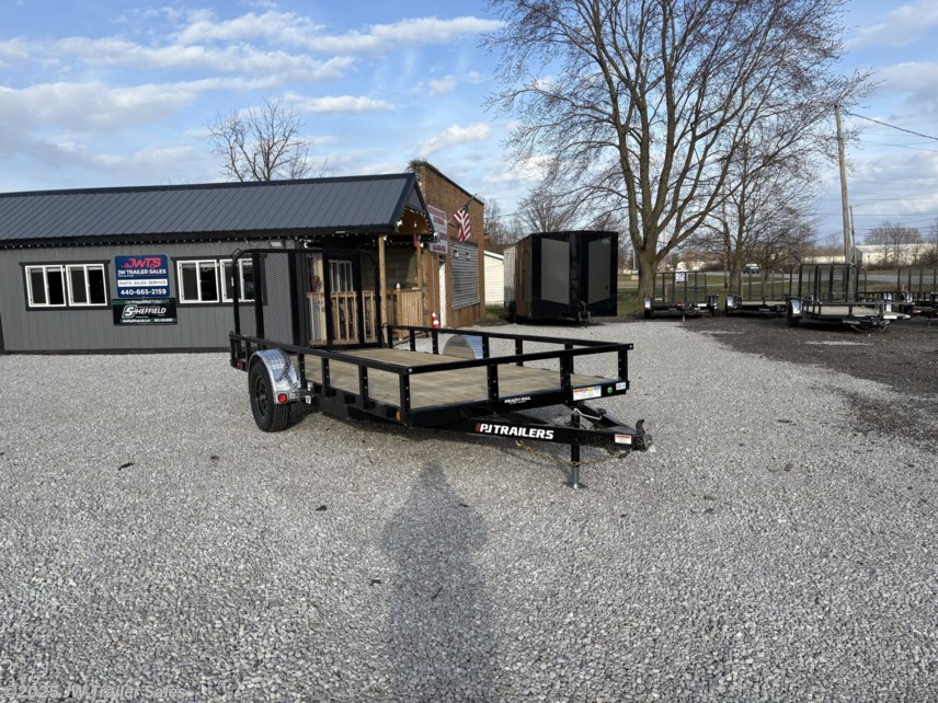 New 2025 PJ Trailers Utility 77&quot;x14&apos; SA Stock# 678685 available in Columbia Station, Ohio